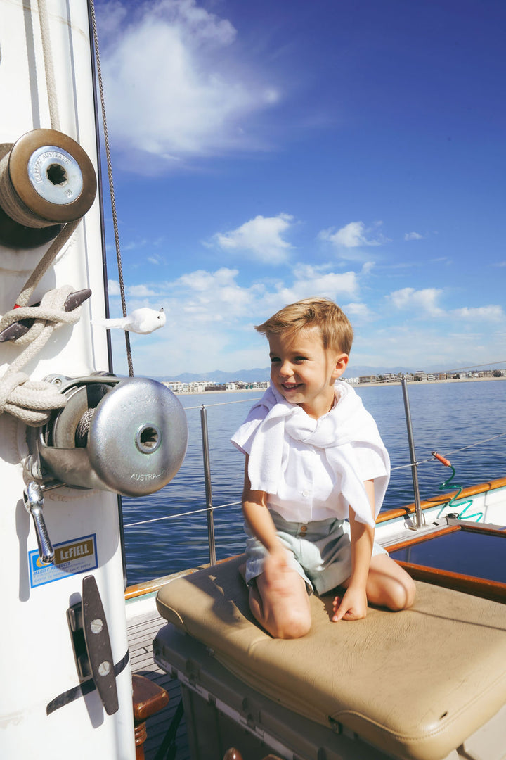 2619-BOY KNIT CARDIGAN-WHITE