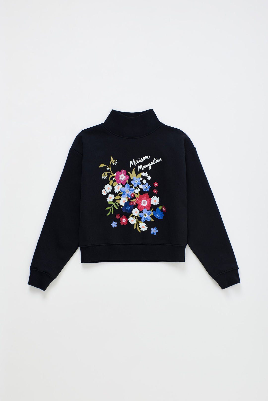 26200319 FLORECITAS SWEATSHIRT BLACK