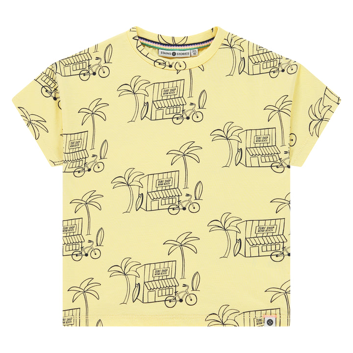 26307645 BOYS SHORT SLEEVE T-SHIRT - YELLOW
