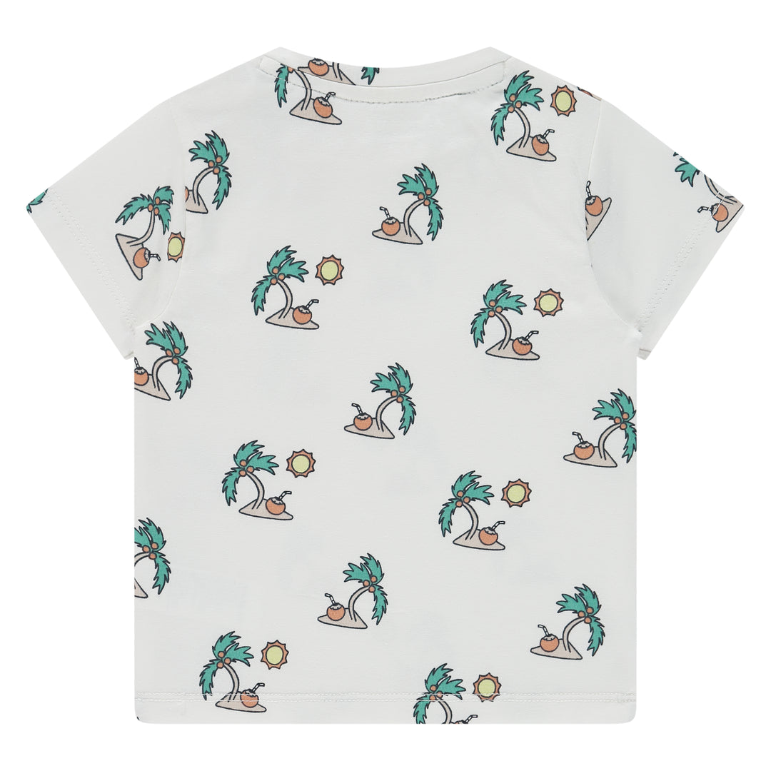 26327647 BABY BOYS SHORT SLEEVE T-SHIRT - BONE