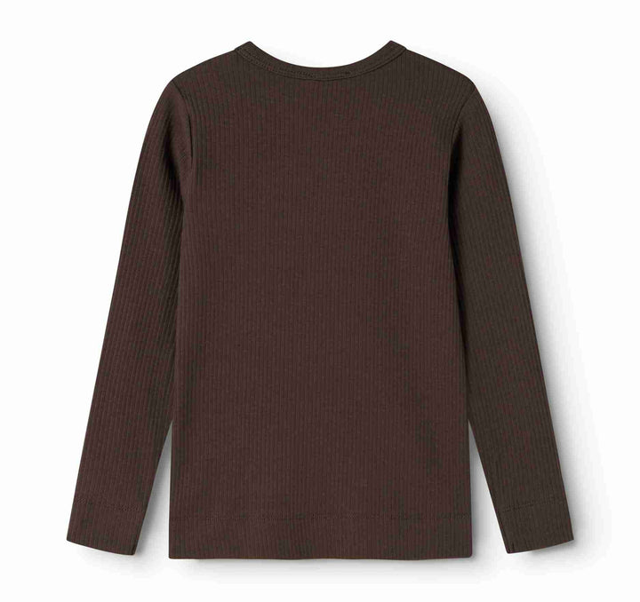 264-001-31 Plain Tee LS - Dark Roast