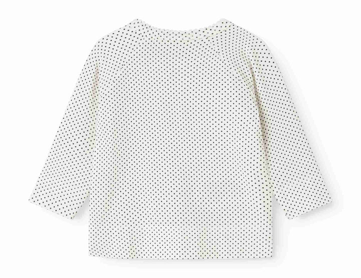 264-109-04 Tut Wrap LS TOP/PIXA PANT SET - Tiny Dots