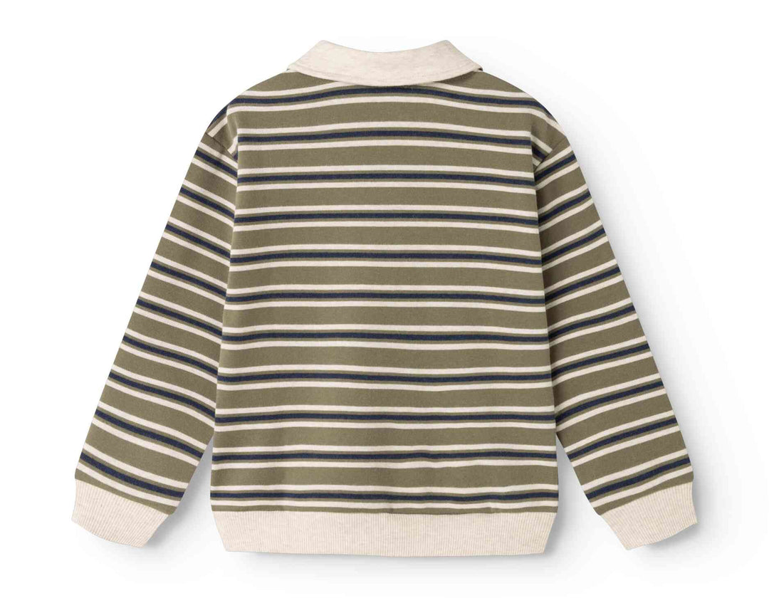 264-158-31 Thanos Polo - Seaweed Stripe