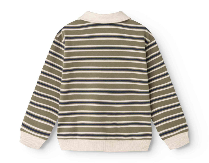 264-158-31 Thanos Polo - Seaweed Stripe