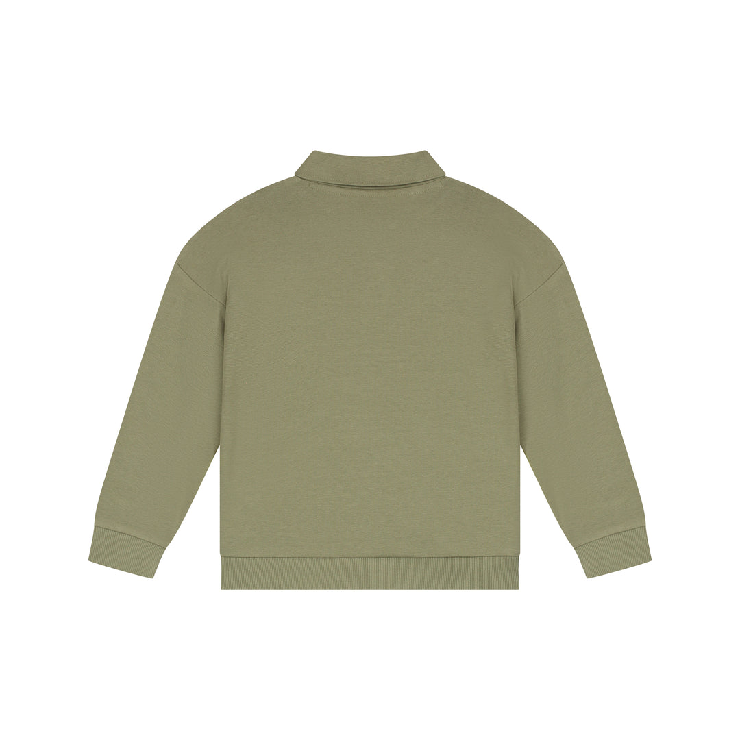 26407655 BOYS LONG SLEEVE POLO - Army