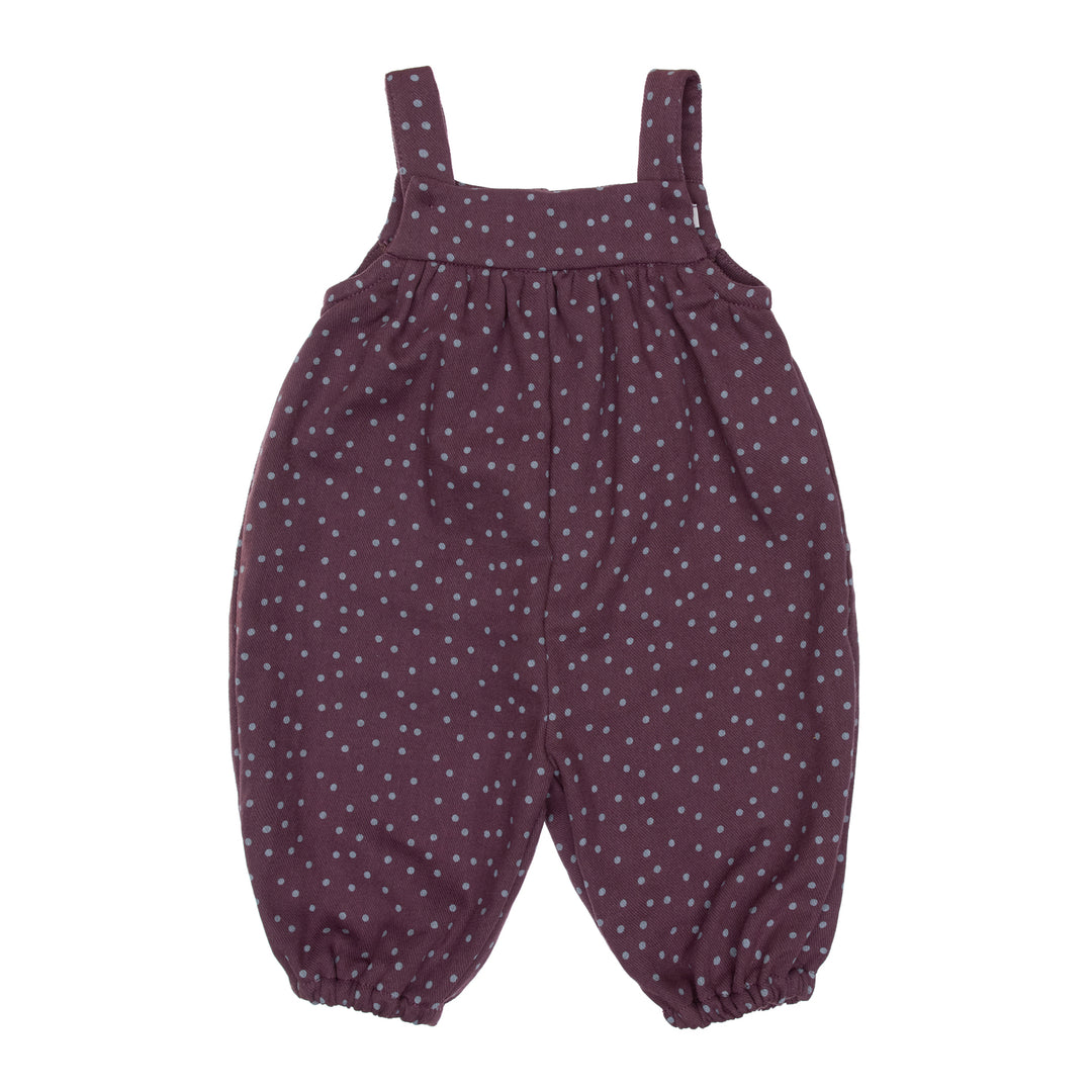 Clover Corduroy Baby Romper - Aubergine
