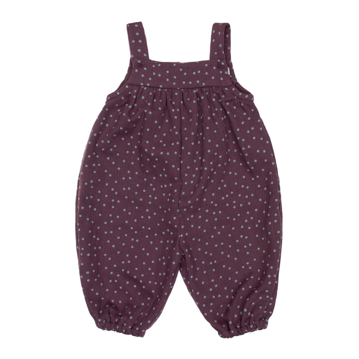 Clover Corduroy Baby Romper - Aubergine