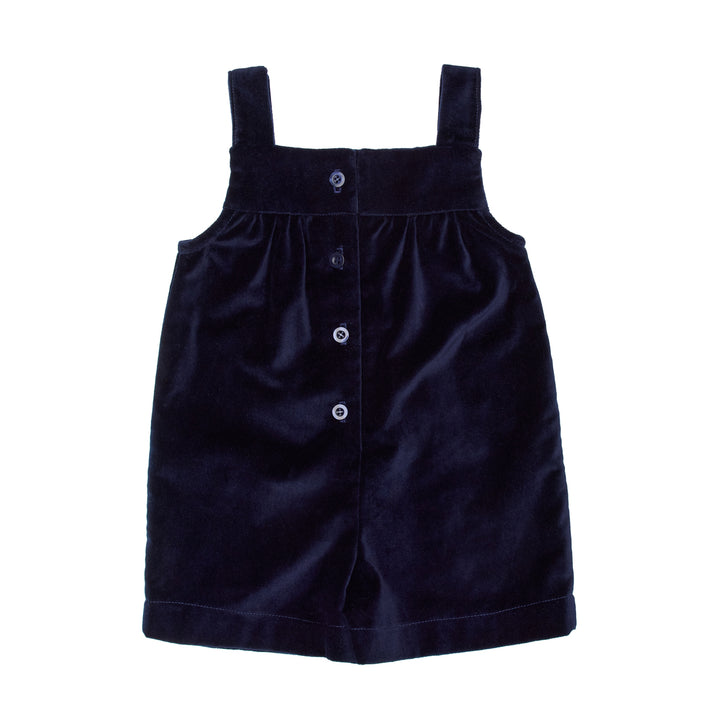 Haven Baby Romper Velvet - Dark Blue