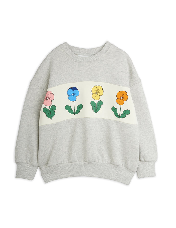 26720124 VIOLAS PANEL SWEATSHIRT - GREY MELANGE