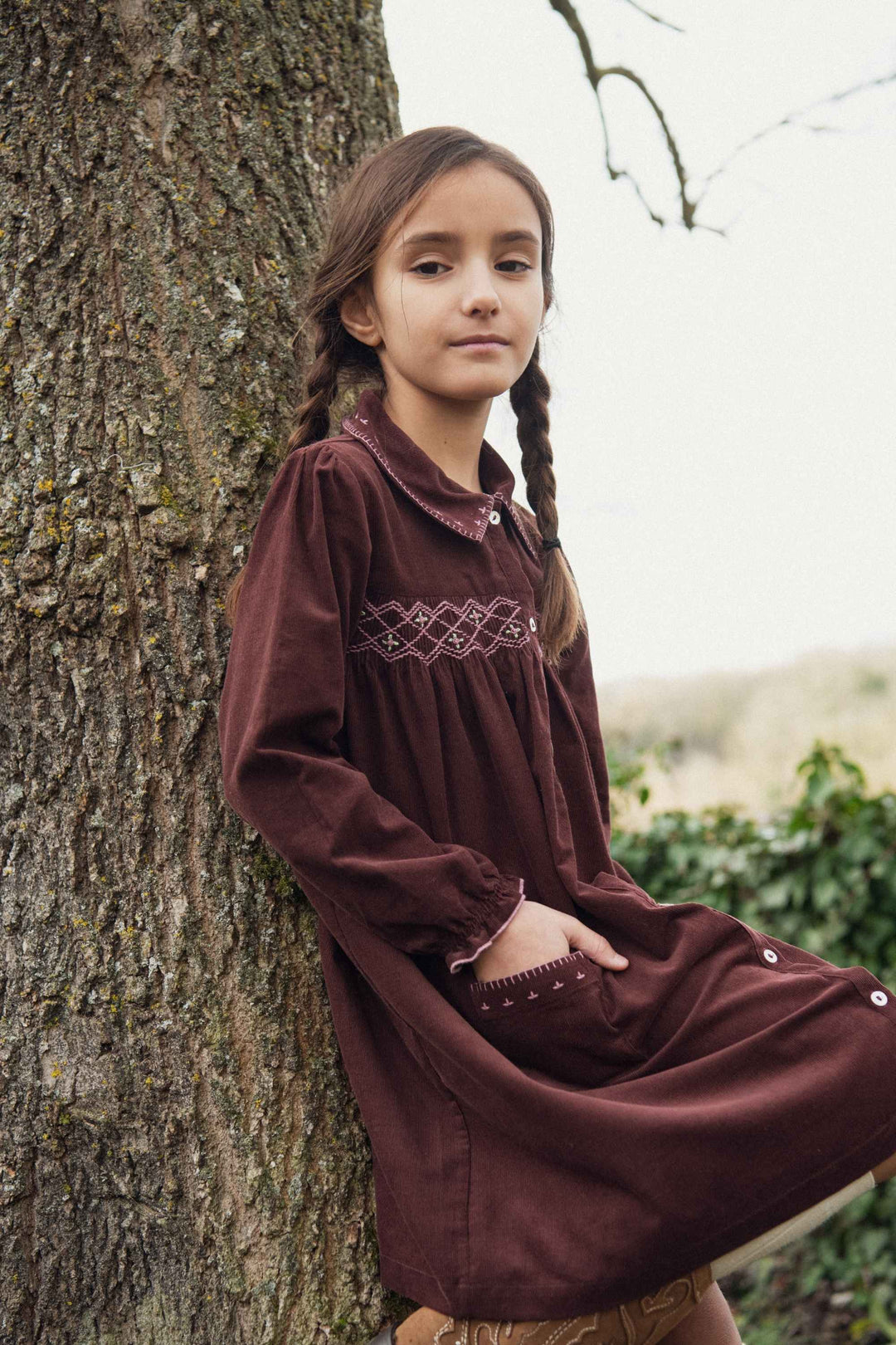 CASSIE Dress - Chocolate