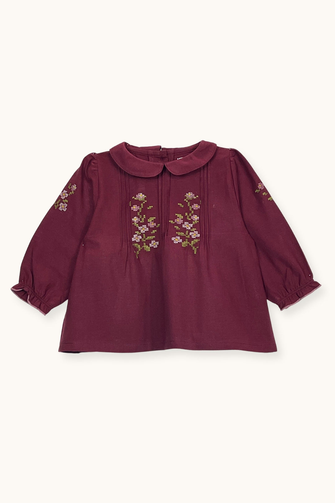 KAYLA BB Blouse - Burgundy