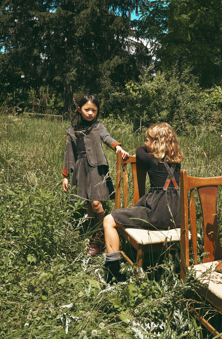 A2700BK GIRL HERITAGE DRESS-Black