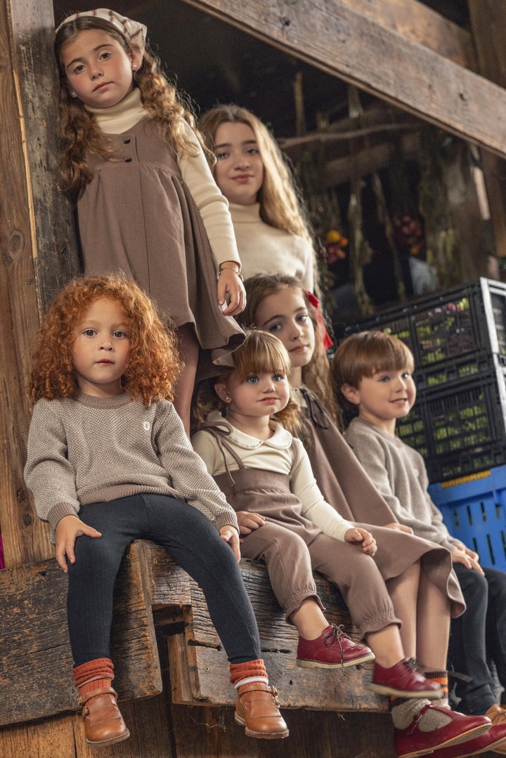 31079 Wrap Jumper - Toffee