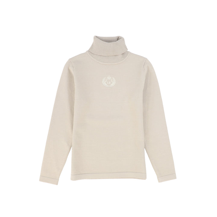 C-29615 Fitted Knit Turtleneck - Camel