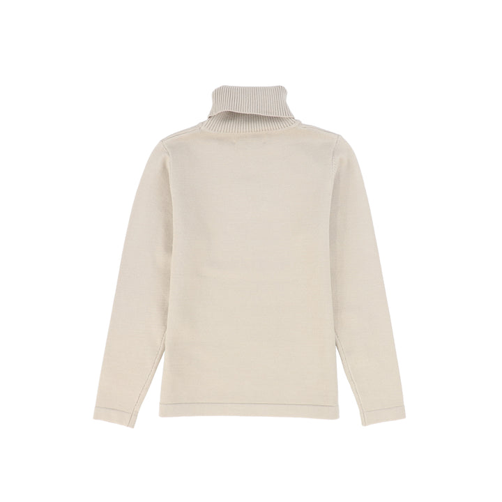 C-29615 Fitted Knit Turtleneck - Camel