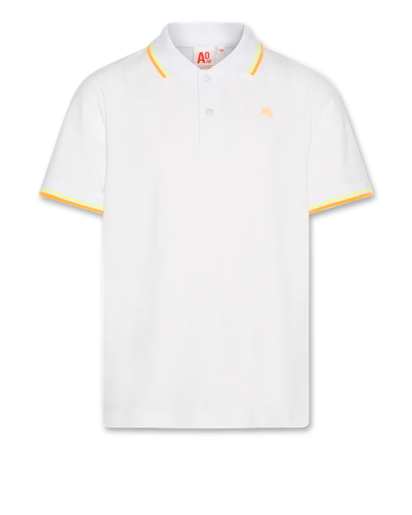 125-2020-161-carter polo t-shirt-White