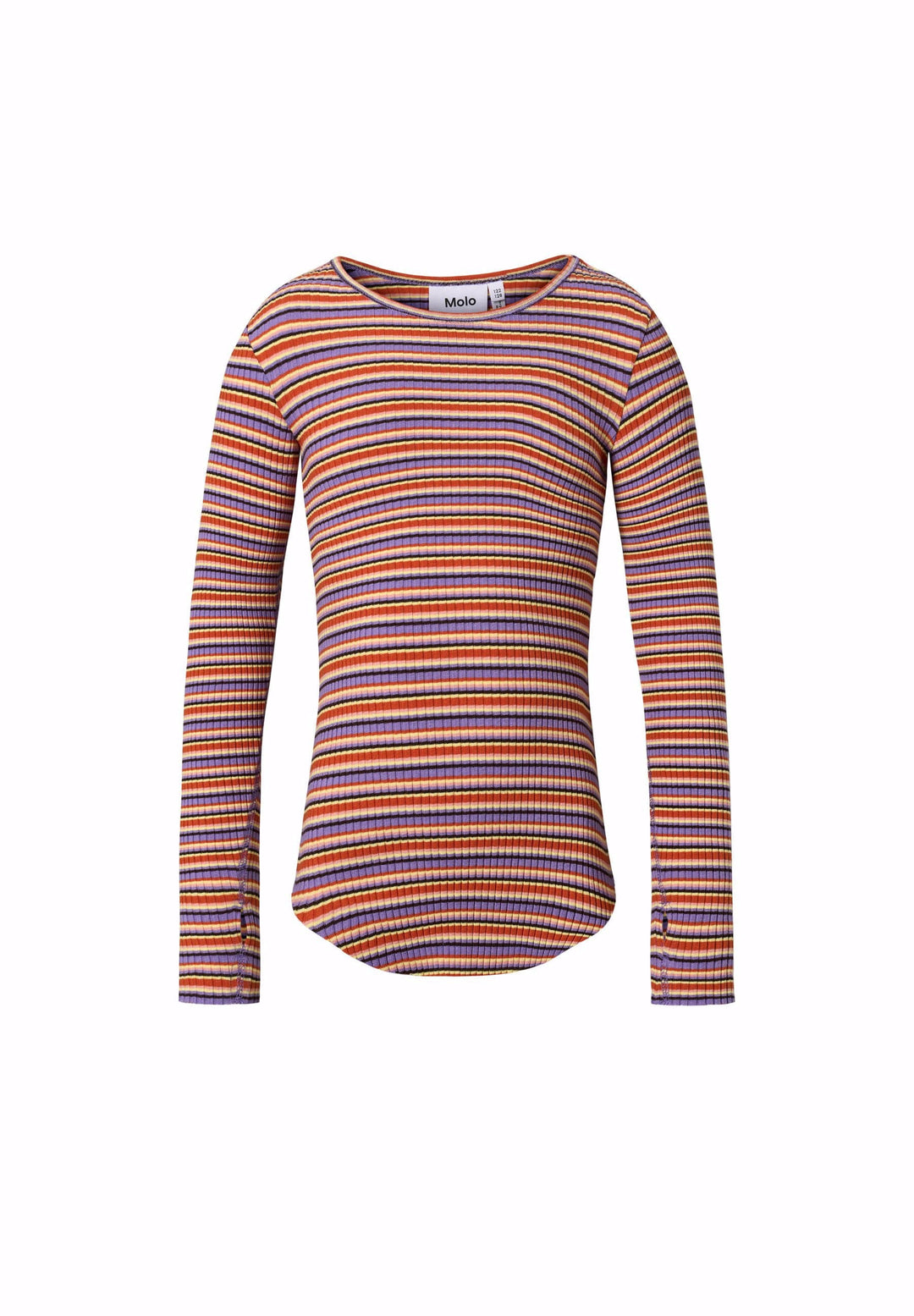 Rochelle T-shirts Long sleeves - Purple Flame Stripe