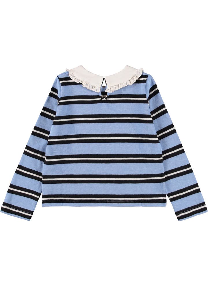 Rama T-shirts Long sleeves - Topaz Stripe