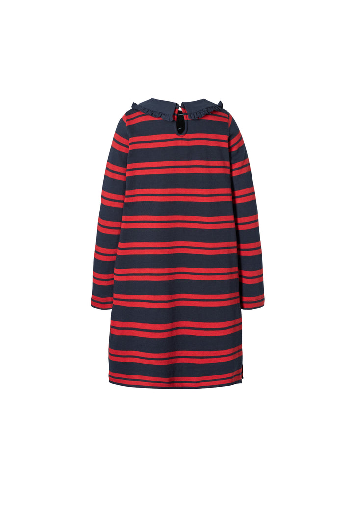 Chilla Dress LS - Ruby Stripe
