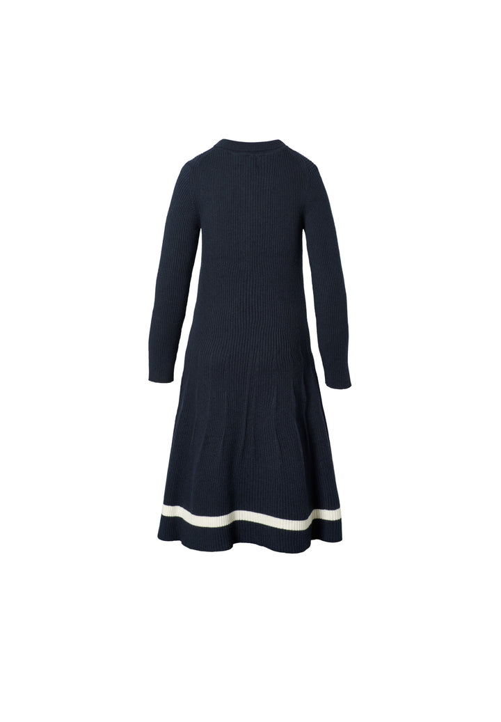 Cecilia Dress LS - Navy blazer