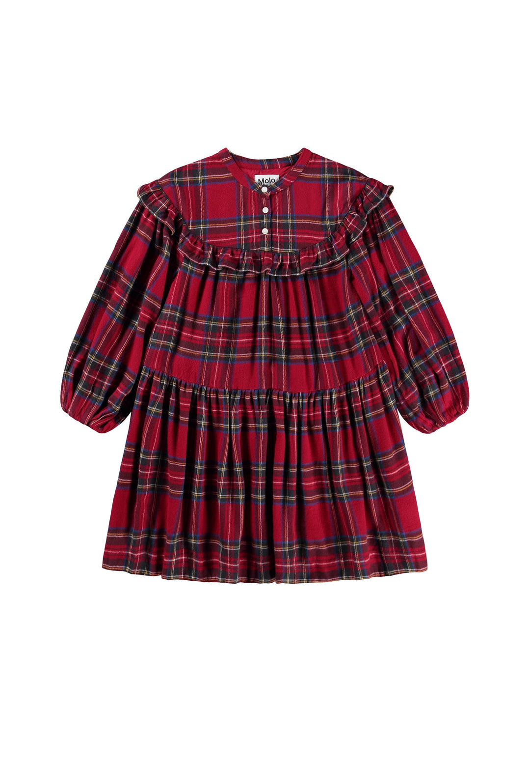 Cibbe Dress LS - Holiday Check