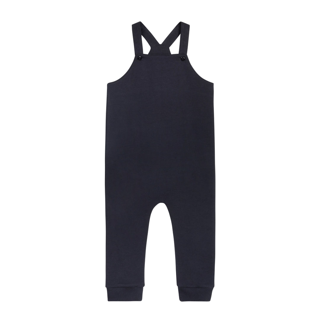 AW26-0066-BO French Terry Scottish Collection Bodysuit + Overalls  - Navy