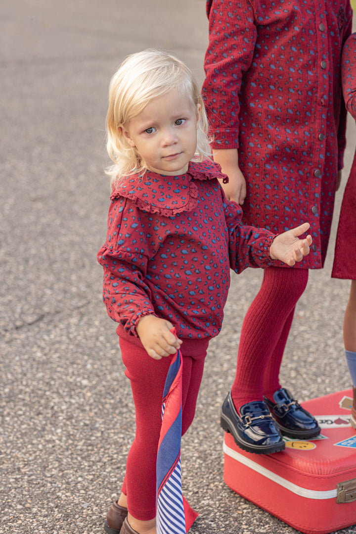 LN002B-2 RED HERITAGE CRIMSON BABY GIRLS SET