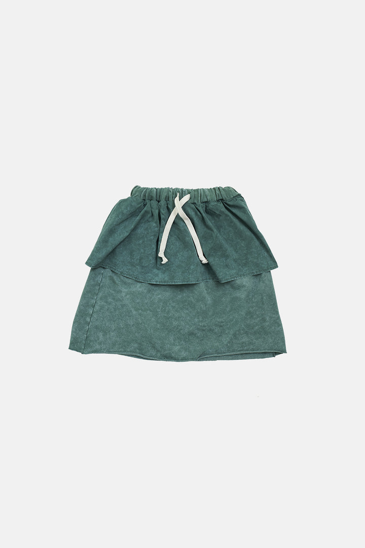 VINTAGE WAVE SKIRT-Green