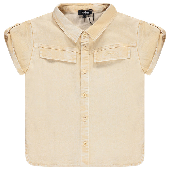 30913-Denim Shirt-Yellow Sand