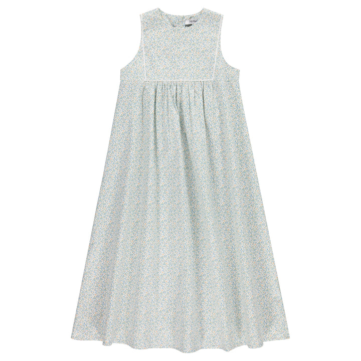 31012-Ribbon Trim Maxi Dress-Floral