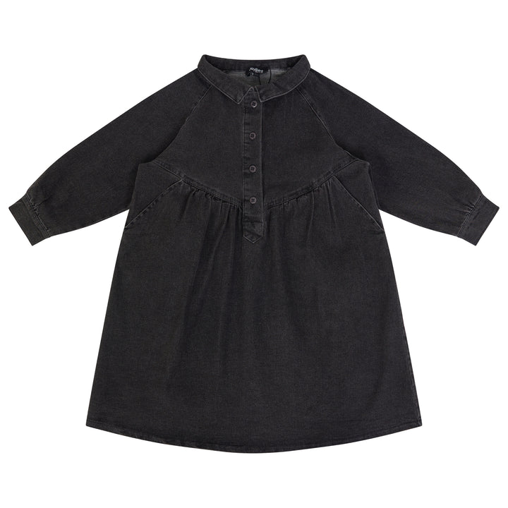 31025 Denim Shirtdress - Smoke Denim