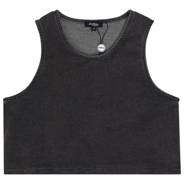 31026 Denim Vest - Smoke Denim