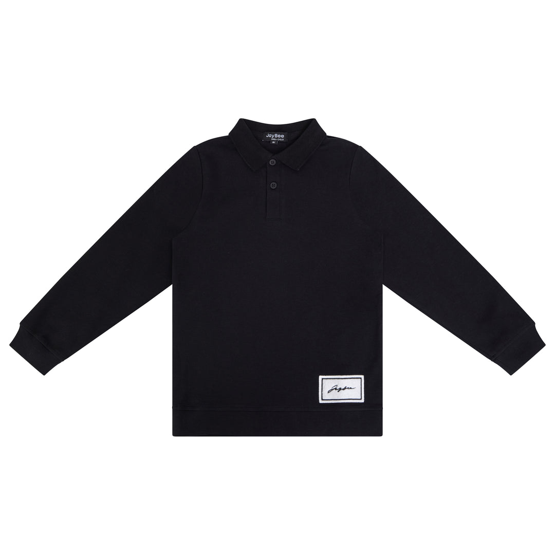31049 Sherpa Patch Polo - Black