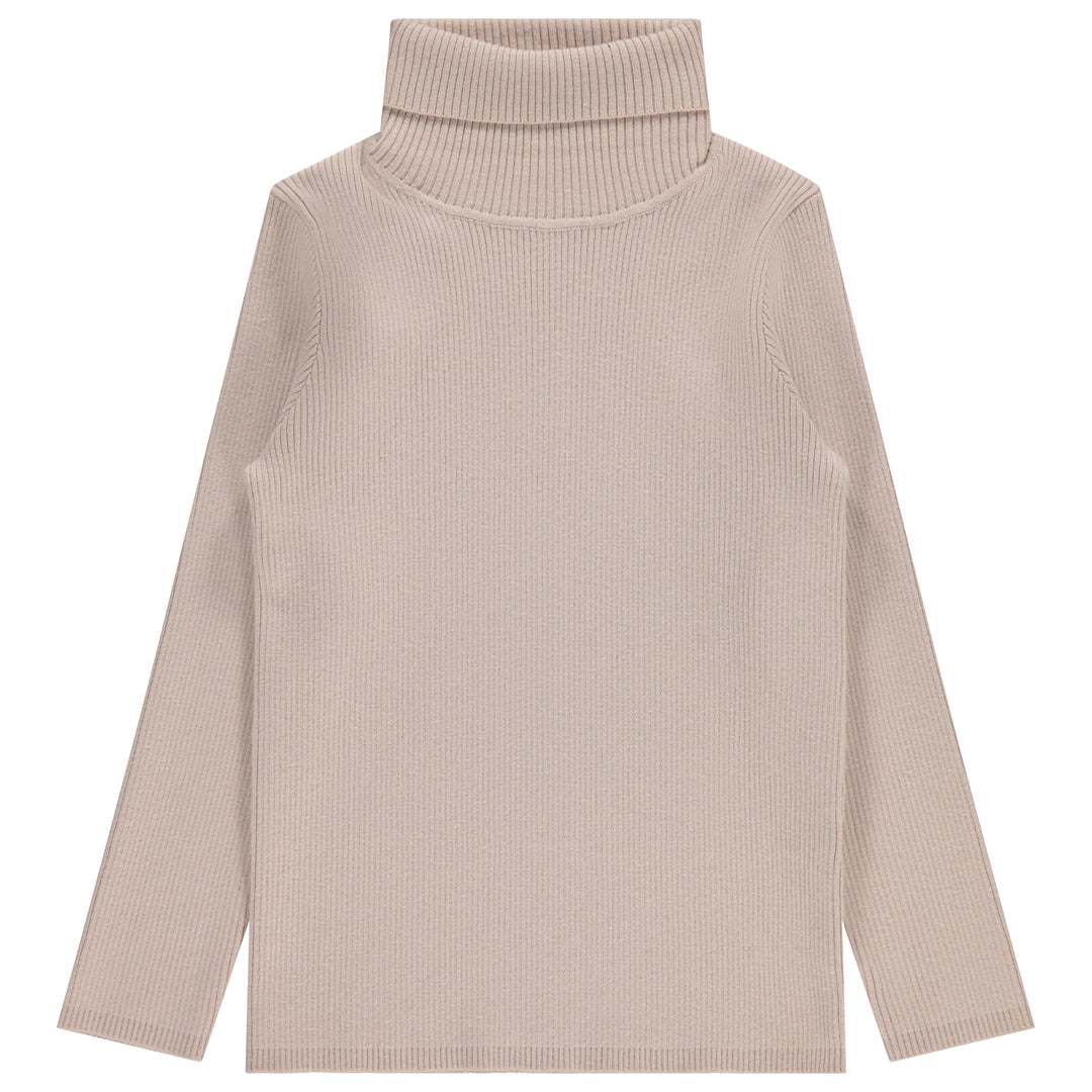 31080 Knit Turtleneck - Cream