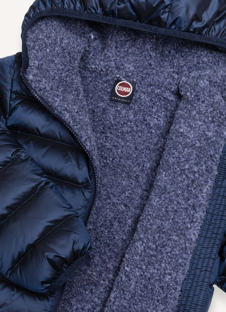 34000007/2YO QUILTED DOWN JACKET  - NAVY BLUE