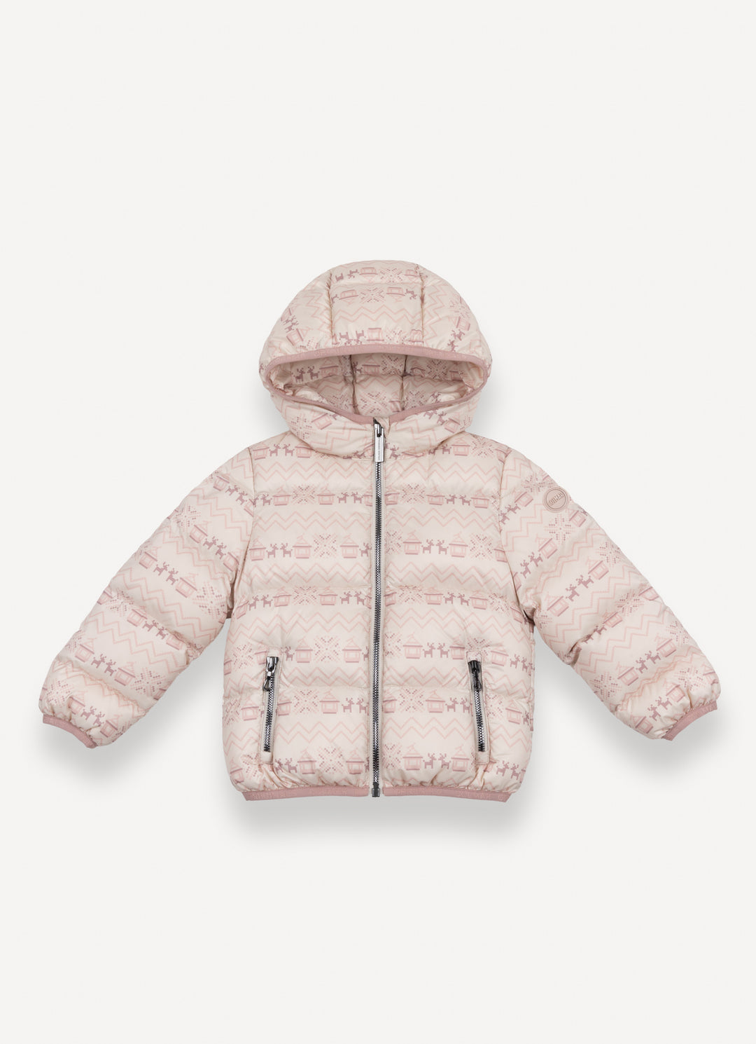 34000070A/2YO BABY HOODED JACKET - ROSE