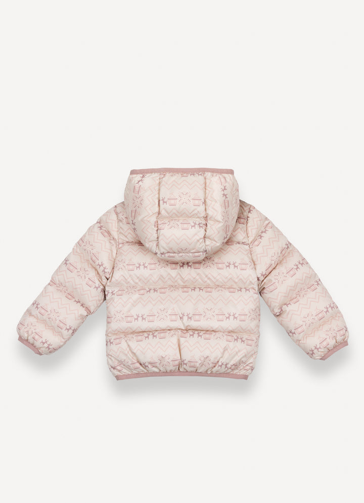 34000070A/2YO BABY HOODED JACKET - ROSE
