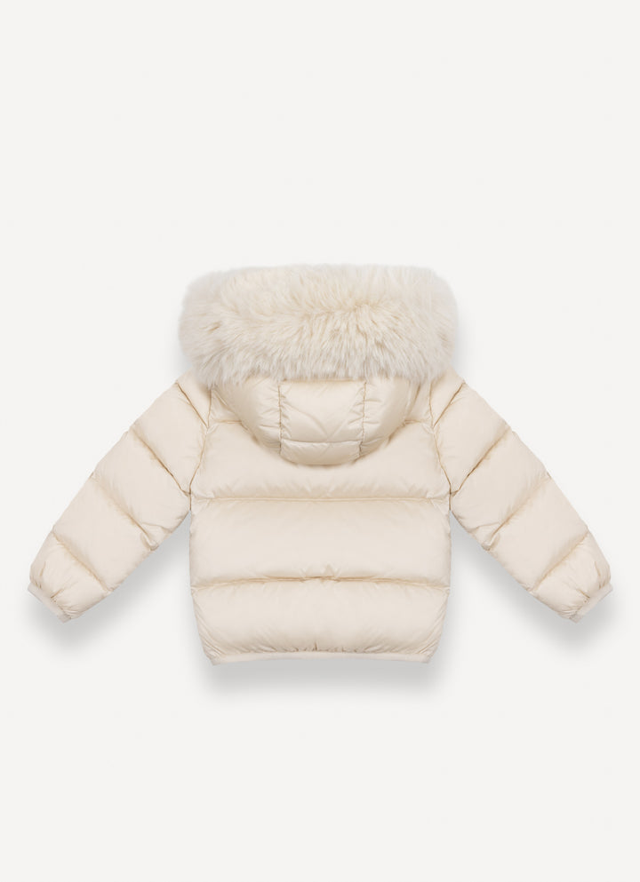 34000070E/2YO BABY HOODED JACKET -  NUDE