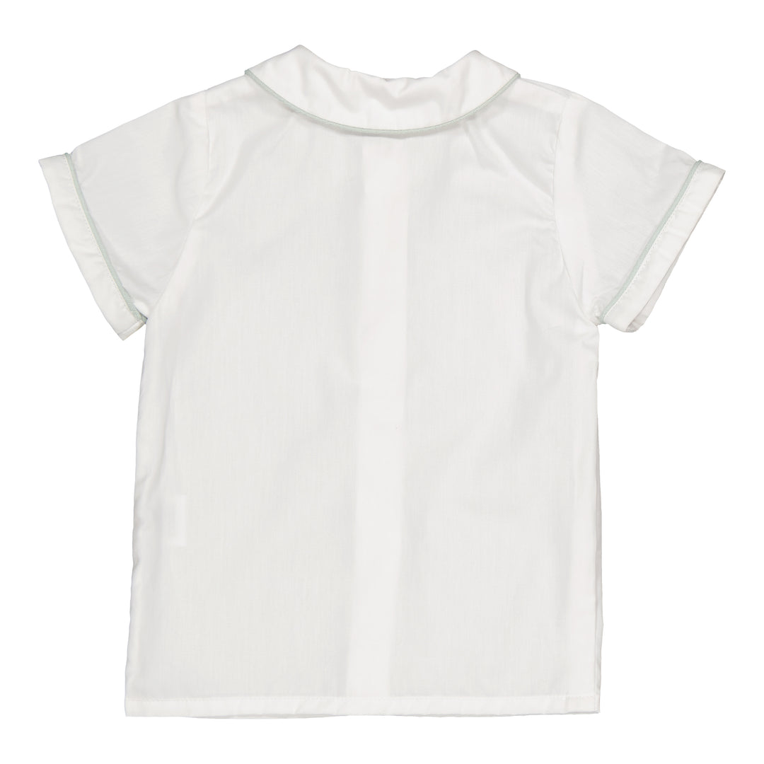 34033-LUCIEN BOY SHIRT-White Polplin