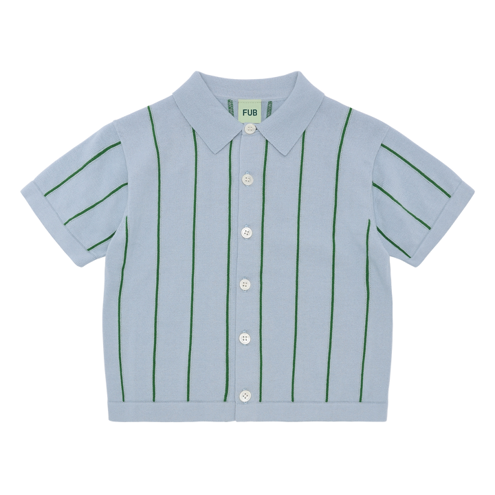 3426 SS SHIRT PALE BLUE/PINE