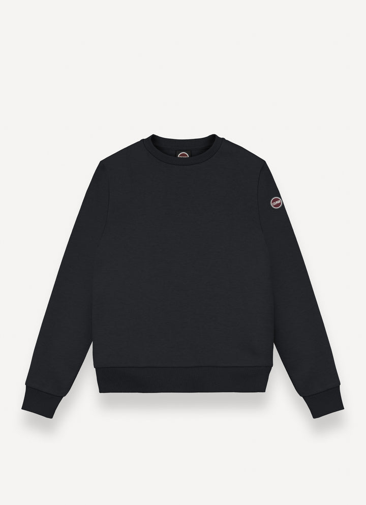 36000080N/1WX SOFT CREW-NECK SWEATSHIRT - BLACK
