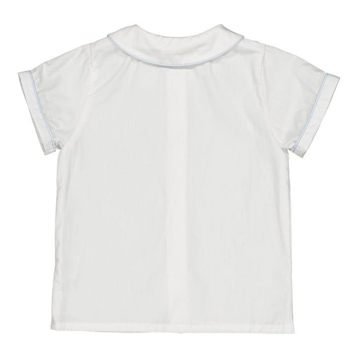36075-PTI/TPQ04 SHIRTS - BLUE CELESTE PIQUE