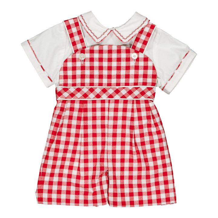 36233-PTI/TC021 SETS - MEDIUM RED GINGHAM