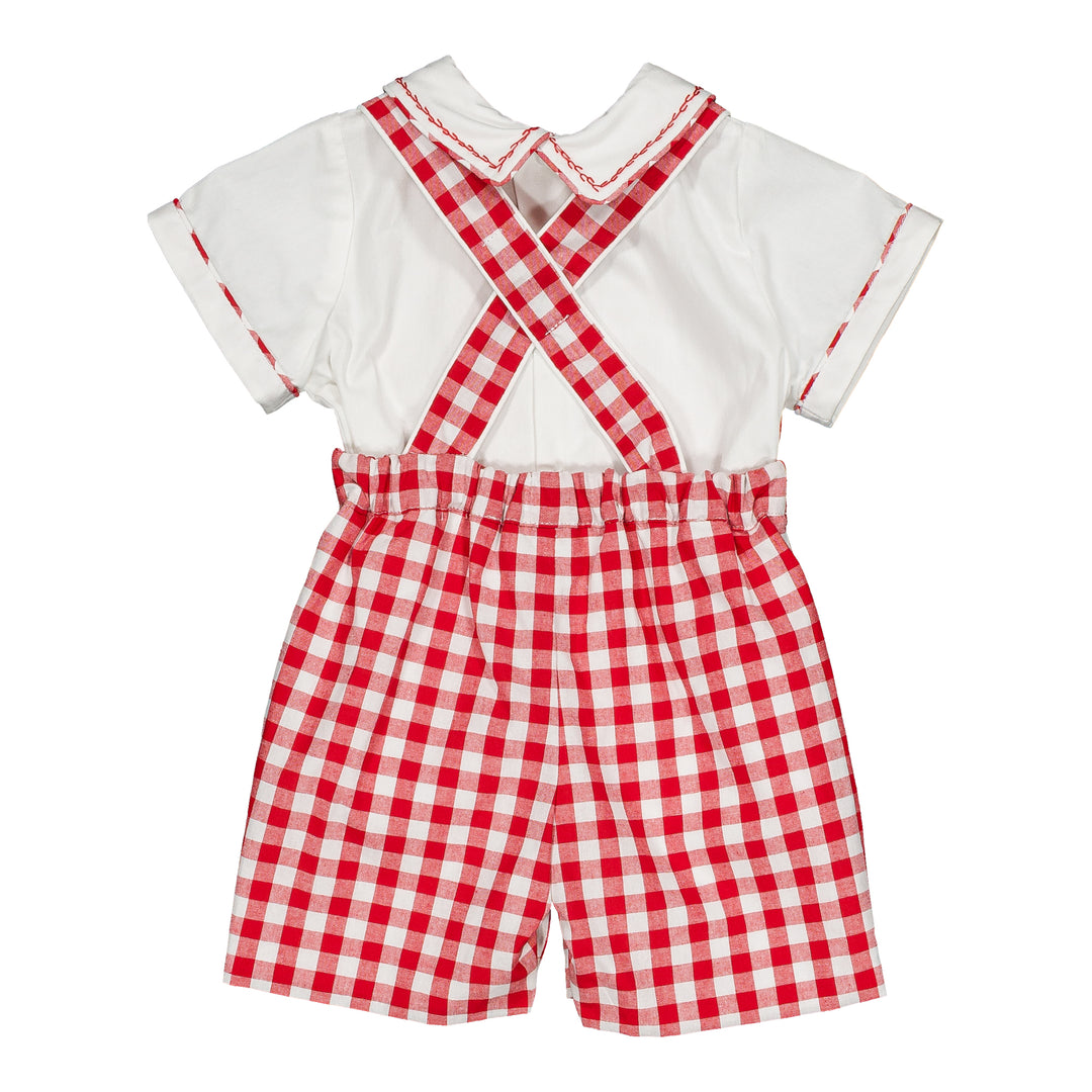 36233-PTI/TC021 SETS - MEDIUM RED GINGHAM