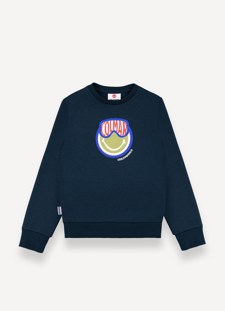 253673/1WX-JUNIOR SWEATSHIRT-NAVY