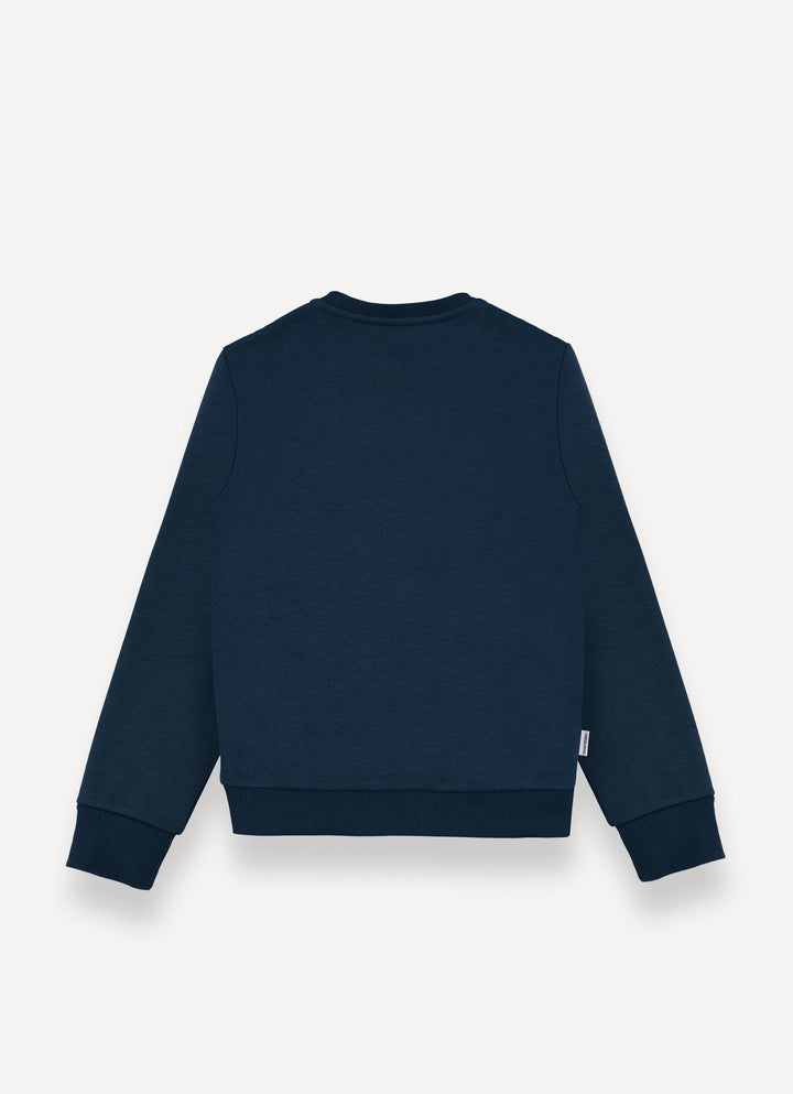 253673/1WX-JUNIOR SWEATSHIRT-NAVY