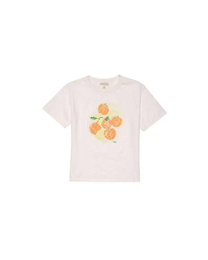 Organic Weekend Tee in White Mix Fruit