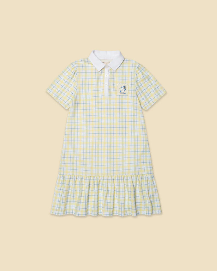 Play Polo Dress In Patch Plaid