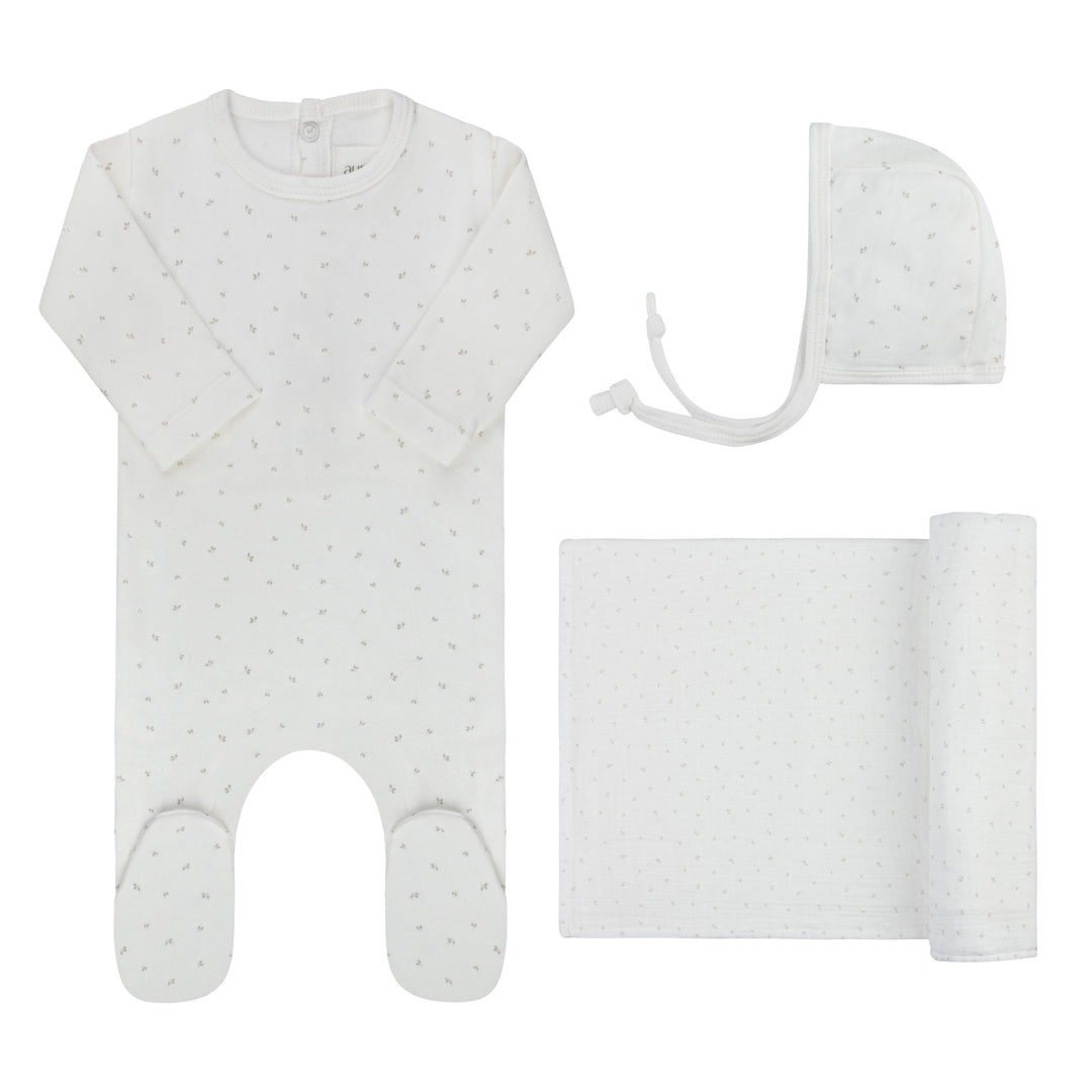 AW26-0090-GBG Vintage Floral Collection Take Me Home Set Ivory Boy