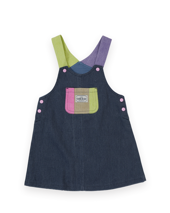 COLOUR POP PINAFORE DRESS